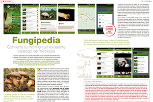 Aplicación Fungipedia en Majadahonda al día